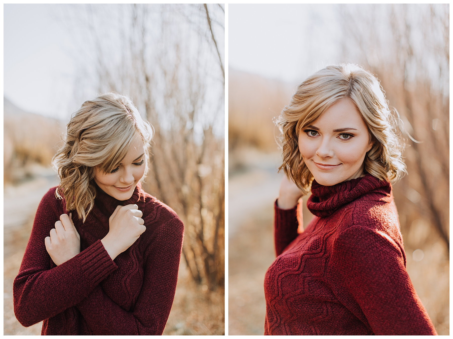 Senior Portrait Golden Hour Light