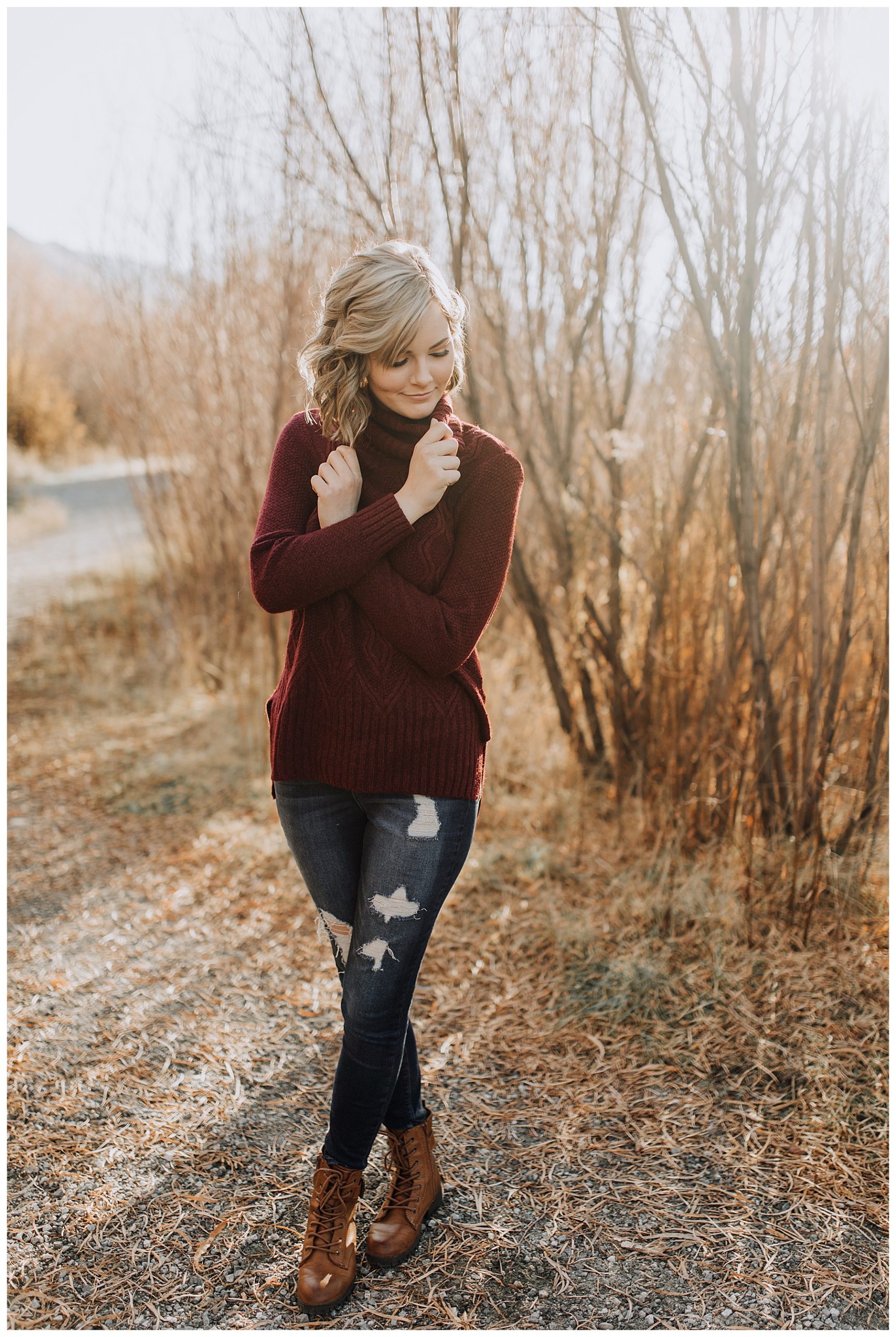 amazing senior photos golden hour